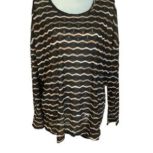 Coldwater creek women’s plus size 3X wavelength pullover long sleeve top